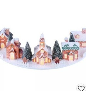 lot 22607 image: Mr. Christmas Village Around the Tree Christmas Decorations - 24