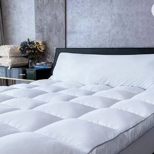lot 22608 image: Mattress Topper Full Cooling Plush Pillow Top Mattress Pad Feather Bed Topper