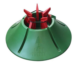 lot 22637 image: Eazy Treezy Drop-in Christmas Tree Stand, Green