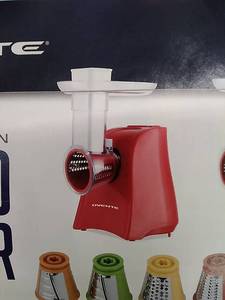lot 22645 image: Ovente Multi Function Salad Maker, Red