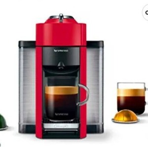lot 22700 image: Nespresso Vertuo Coffee and Espresso Machine by DeLonghi with Milk Frother, Graphite Metal, Expired Coffee Pods