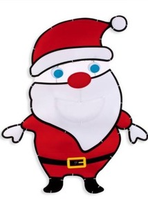 lot 22707 image: Unknown Brand LED Santa Light, Used.