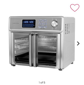 lot 22747 image: Kalorik 26-Quart Digital Maxx Air Fryer Oven - Stainless Steel