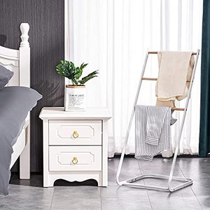 lot 22760 image: Youdenova Blanket Ladder, 3 Tiers, White, 15.7 x 14.7 x 35