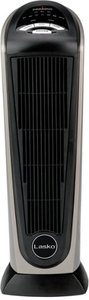 lot 40 image: Lasko - Portable Ceramic Tower Space Heater with Remote Control - BlackSilver