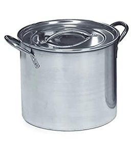 lot 2973 image: IMUSA USA Stainless Steel Stock Pot 20-Quart, Silver (B0018EAMKA)