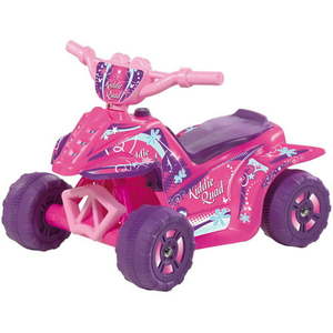 lot 5975 image: Kid Motorz 6V Kiddie Quad Battery-Powered Ride-On Pink