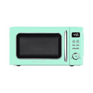 lot 7446 image: Galanz 1.1 cu. ft. Retro Countertop Microwave in Green (Wont Turn On)