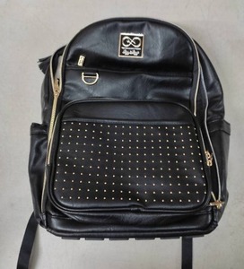 lot 7507 image: Cute Itzy Ritzy Black & Gold Backpack