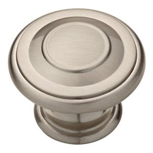lot 3551 image: Liberty Hardware P22669C-SN-U1 10 Pack Satin Nickel Harmon Cabinet Knob - 1.38 in.