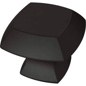 lot 3553 image: Liberty Mandara 1-14 in. (32 mm) Matte Black Cabinet Knob (10-Pack)