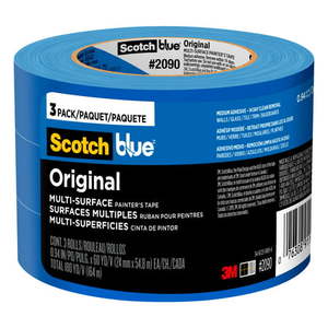 lot 7478 image: ScotchBlue Original Multi-Surface Painters Tape Blue 0.94 inches x 60 yards 3 Rolls