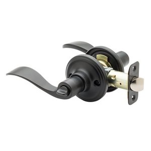 lot 7481 image: Copper Creek WL2230BC Waverly Door Lever Black