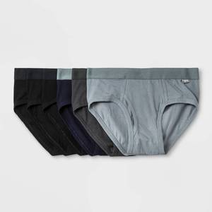 lot 1679 image: Mens Modern Briefs 6pk - Goodfellow & Co M, One Color