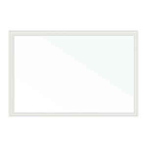 lot 7165 image: U BRANDS Magnetic Dry Erase Board 20 x 30 Whiteboards White Decor Frame 2071U (Board has a Warp in it)