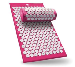 lot 1744 image: Retail - $110.00 Bed of Nails Acupressure Pillow and Mat Set