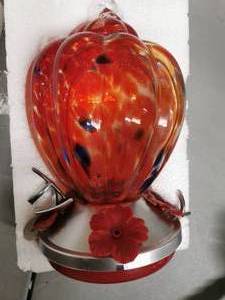 lot 1750 image: Retail - $35.75 Ultimate Innovations Glass Hummingbird