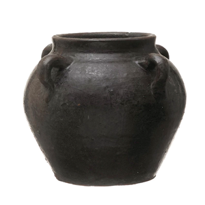 lot 1738 image: Creative Co-Op 7-12 Round x 6-12H Clay Jar