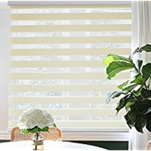lot 1677 image: Shunjin Zebra Roller Blind Beige 23x64