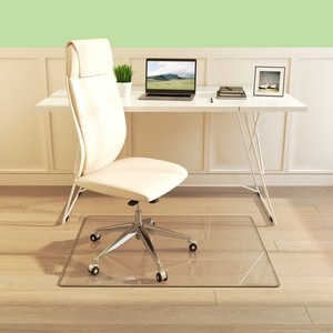 lot 2914 image: Stefania Sole Chair Glass Mat, 36x48