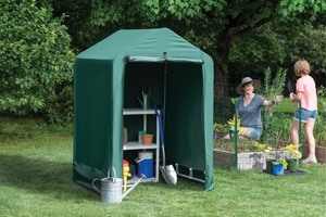 lot 2918 image: ShelterLogic Garden Shed