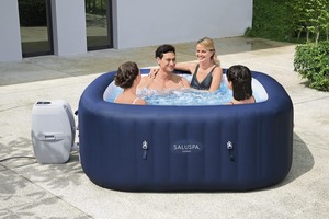 lot 2933 image: Bestway Saluspa Hawaii Portable Spa- Retail $483.99