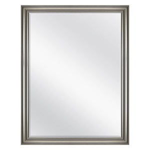 lot 3526 image: Od Ezra Wall Mir Brushed Nickel 34x44
