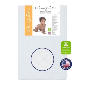 lot 6363 image: Dream On Me Portable Mattress 24 x 38