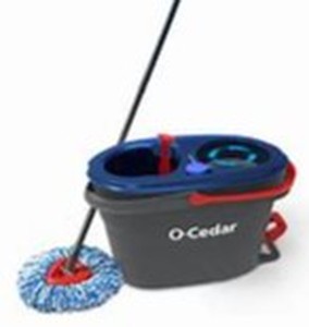 lot 7499 image: O-Cedar Easywring Rinse clean Microfiber Spin Mop System (Missing Handle)