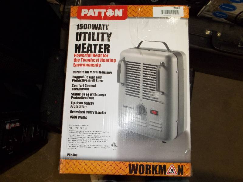 lot 2026 image: Patton UtilityGarage Heater, PUH 680-WM1, 1500 W