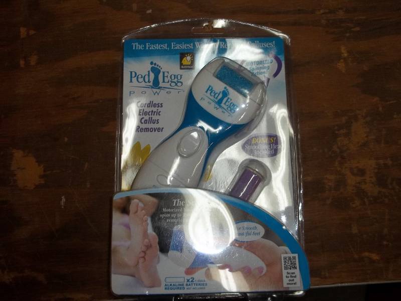 lot 2122 image: As Seen On TV Ped Egg Power Cordless Electric Callus Remover