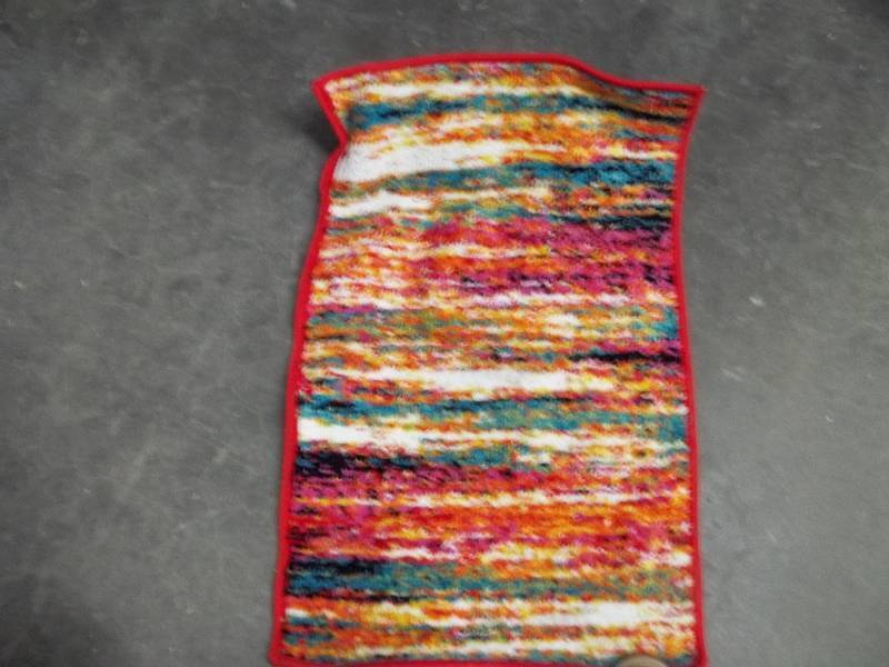 lot 2137 image: colorful throw rug