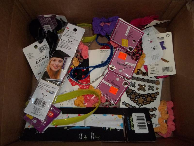 lot 2167 image: box of hair stuff