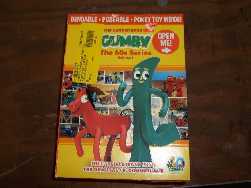 lot 2204 image: The Gumby Show The 60s Series - Volume 1 Includes Bendable DVD