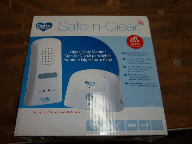 lot 2209 image: Delta Childrens Products Safe-n-Clear Digital Audio Baby Monitor, 28000-114