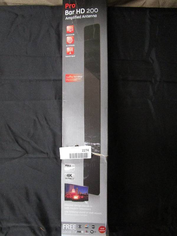 lot 2274 image: pro bar hd 200 amplified antenna