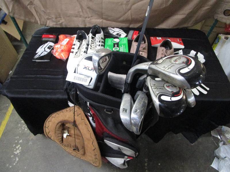 lot 2298 image: golf set lot