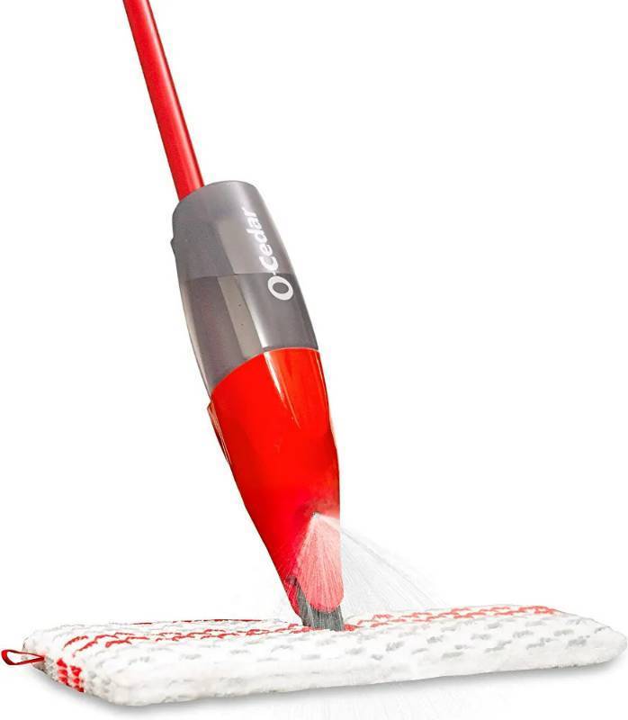 lot 21962 image: O-Cedar ProMist MAX Microfiber Spray Mop, Red