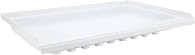 lot 41008 image: RecPro RV Shower Pan  36 x 24 x 5 Right Drain in White  RV Shower Base  Camper Shower Pan