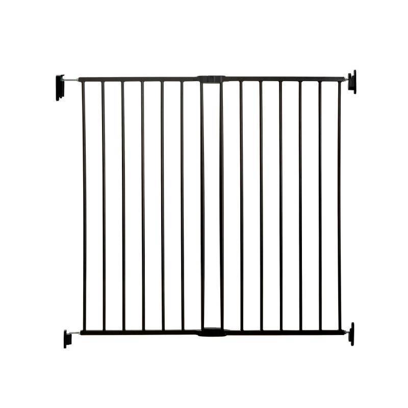 lot 46033 image: Regalo Extra Tall Easy Swing Stairway and Hallway Walk Through Baby Gate Black Age Group 6 to 24 Months