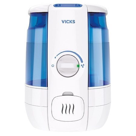 lot 39274 image: Vicks 1.2 Gallon Cool Relief Filter Free Humidifier VUL600 Blue