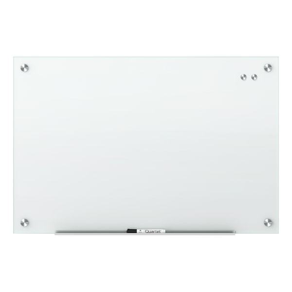 lot 40049 image: Quartet Infinity Glass Magnetic Dry-Erase Board 36 x 24 (3 x 2 ) White Surface (G3624W)