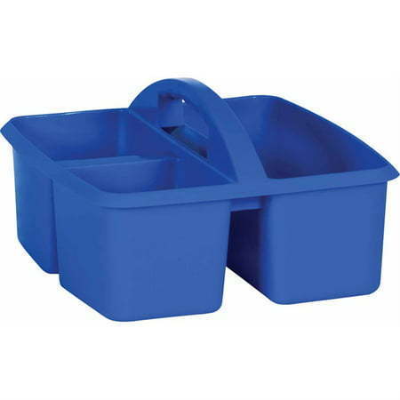 lot 24045 image: Teacher Created Resources TCR20903 9.25 x 5.25 in. Blue Plastic Storage Caddy