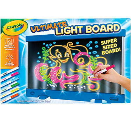 lot 27072 image: Crayola Ultimate Light Board Blue Drawing Tabletfor Kids Age 6 7 8 9