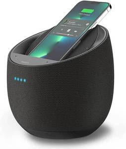 lot 10051 image: Belkin SOUNDFORM Elite Hi-Fi Smart Speaker  Wireless Charger (Alexa Voice-Controlled Bluetooth Speaker) Sound Technology By Devialet, Fast Wireless Charging for iPhone, Samsung Galaxy & More - Black