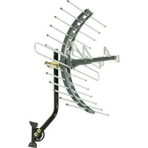 lot 10055 image: GE Outdoor HDTV Antenna 70-mile Range VHF UHF 1080P 4K
