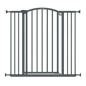 lot 20665 image: Summer Extra Tall Decor Safety Baby Gate Gray � 36� Tall Fits Openings of 28� to 38.25� Wide 20� Wide Door Opening Baby and Pet Gate