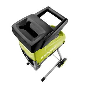 lot 20677 image: Snow Joe - 15-Amp 1.6-Inch Cutting Diameter Electric Silent Wood ChipperShredder