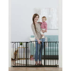 lot 30961 image: Regalo 58 Extra Wide Arched Decor Baby Safety Gate Extra Wide Gate
