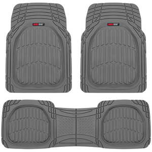 lot 30965 image: Motor Trend FlexTough Contour - Deep Dish Heavy Duty Rubber Car Floor Mats